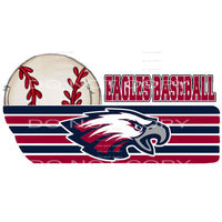 EAGLES baseball # 7737 Sublimation transfers - Heat Transfer