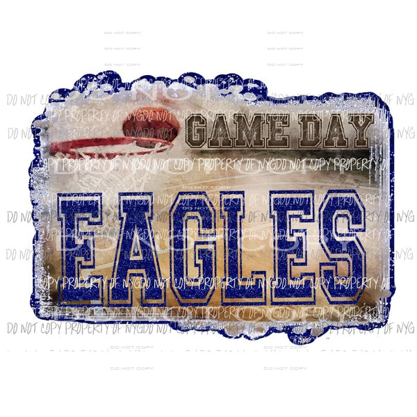 Eagles Basketball Custom 1 Sublimation transfers Heat Transfer