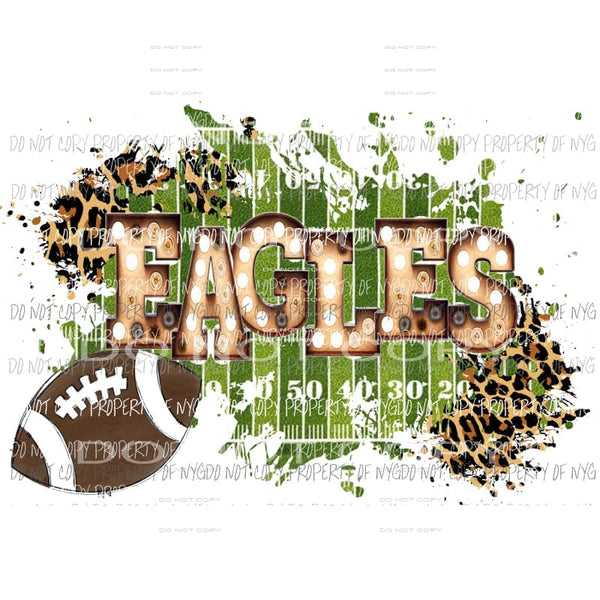 Eagles Field Marquee Football Sublimation transfers Heat Transfer