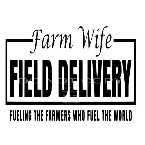 Farm Wife # 8060 Sublimation transfers - Heat Transfer