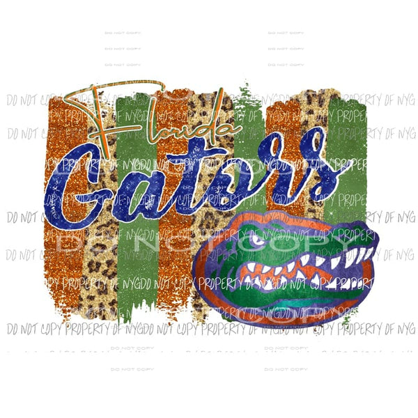 Florida Gators Paint Pallet Sublimation transfers Heat Transfer