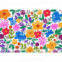 Flower Sheet #30 Sublimation transfers 13 x 9 inches Heat Transfer