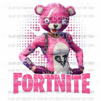 Fortnite Bear Sublimation transfers Heat Transfer