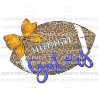 Gators football leopard Sublimation transfers Heat Transfer