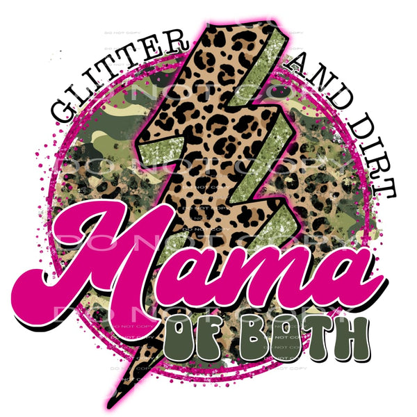 glitter and dirt mama of both #7359 Sublimation transfers - 