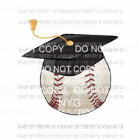 Graduate Baseball black cap Sublimation transfers Heat Transfer