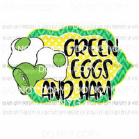 Green Eggs and Ham Dr Seuss Sublimation transfers Heat Transfer