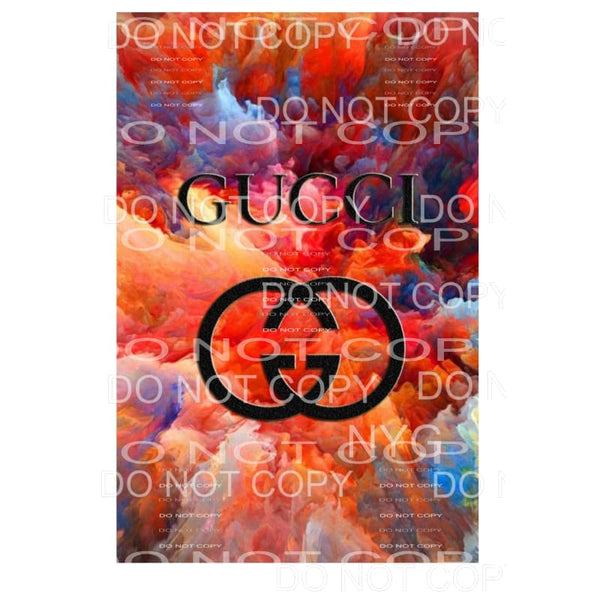 Gucci Background Sheet #3 Sublimation transfers - Heat 