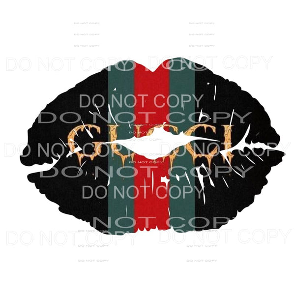 GUCCI LIPS # 14 Sublimation transfers - Heat Transfer