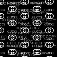 Gucci Logo Sheet Sublimation transfers - 13 x 9 inches - 