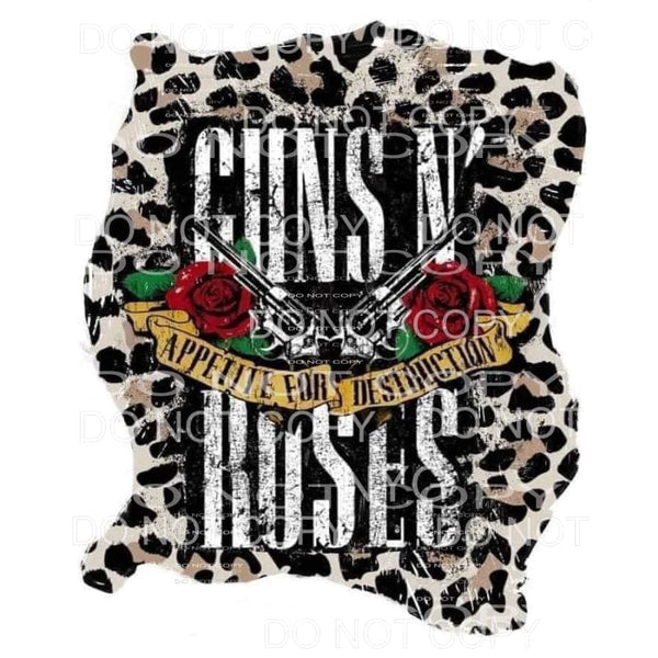 Guns N Roses Appetite For Destruction Leopard Sublimation 