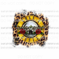 Guns N Roses leopard Sublimation transfers Heat Transfer
