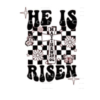 He Is Risen #4312 Sublimation transfers - Heat Transfer