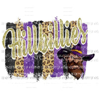 Hillbillies Paint pallet Sublimation transfers Heat Transfer