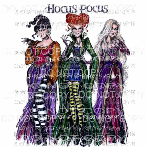 Hocus Pocus 1 Sublimation transfers Heat Transfer