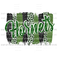 Hornets Green Paint Palette 2 Sublimation transfers Heat Transfer