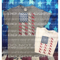 Horse flag 2 Sublimation transfers Heat Transfer