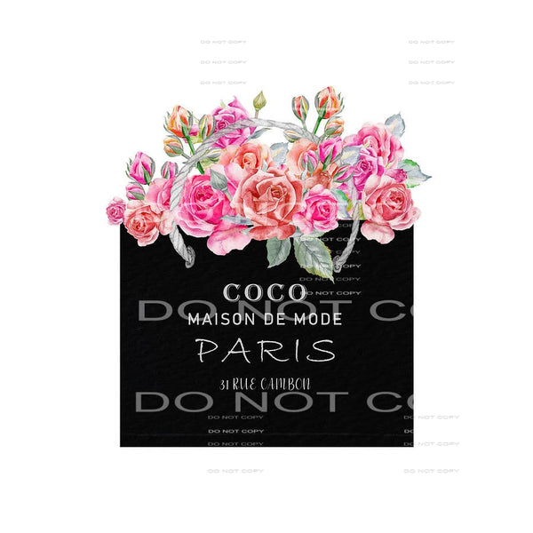 inspired coco chanel #7071 Sublimation transfers - Heat 