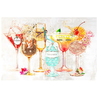 inspired designer label drinks # 99922 Sublimation transfers