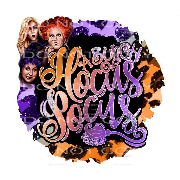 Inspired Hocus Pocus # 8792 sublimation transfers - Heat 