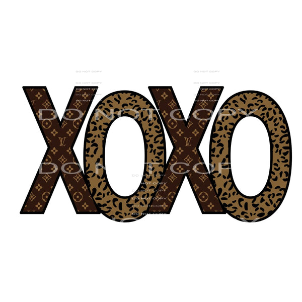 LV XOXO # 12147 Sublimation transfers - Heat Transfer