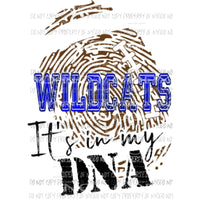 Its in my DNA football Personalized school must purchase 4 Sublimation transfers Heat Transfer