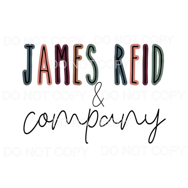 james reid and company # 498 Sublimation transfers - Heat 