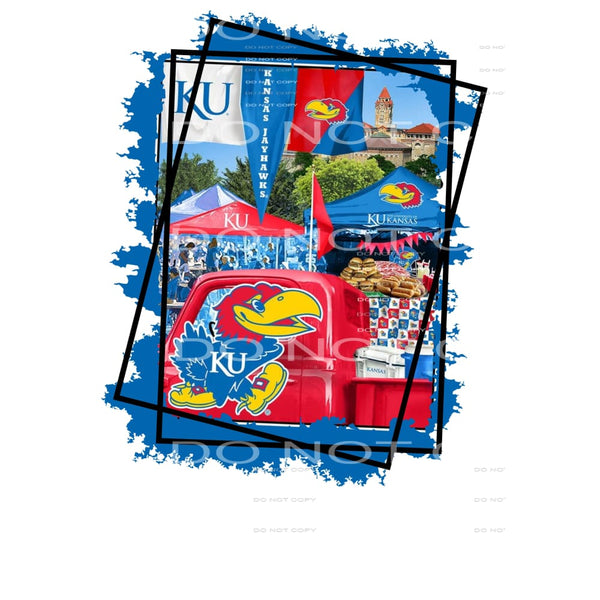 Jayhawks # 8142 Sublimation transfers - Heat Transfer