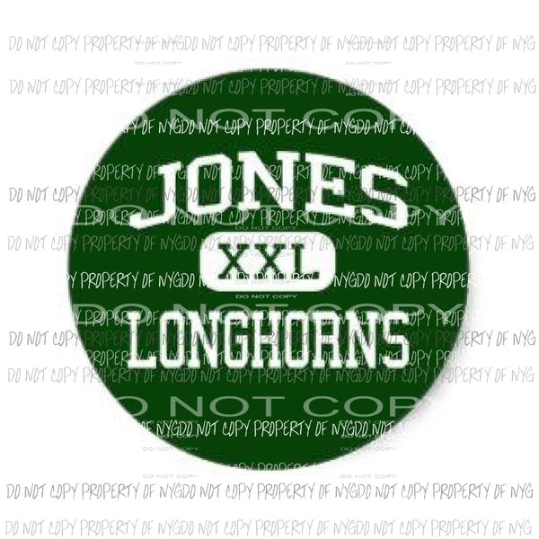 Jones XXL round Sublimation transfers Heat Transfer