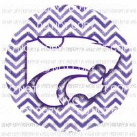 Kansas State Wildcats chevron circle Sublimation transfers Heat Transfer