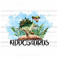 Kiddosaurus dinosaur Sublimation transfers Heat Transfer