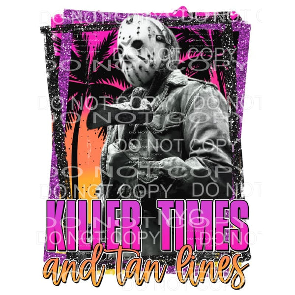 Killer Times and Tan Lines Jason Friday the 13th Sublimation