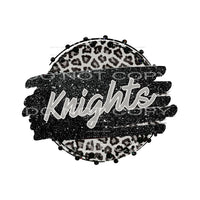 Knights Leopard Circle # 8143 Sublimation transfers - Heat