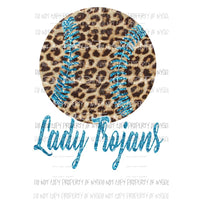 Lady Trojans softball 2 school Sublimation transfers Heat Transfer