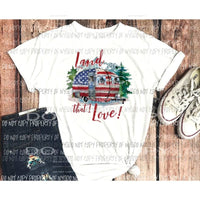 Land that I love camper Sublimation transfers Heat Transfer