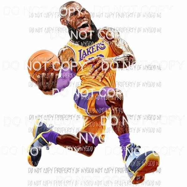 Lebron james sale cartoon lakers