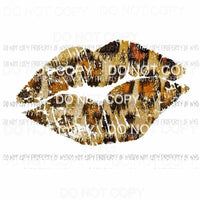 Leopard Lips #1 Sublimation transfers Heat Transfer