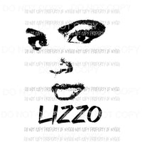 Lizzo # 6 Sublimation transfers Heat Transfer