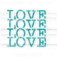 love 10 Sublimation transfers Heat Transfer