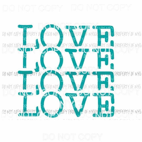 love 10 Sublimation transfers Heat Transfer