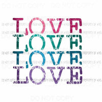 love 12 Sublimation transfers Heat Transfer