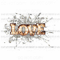 Love #25 Sublimation transfers Heat Transfer