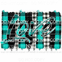 love plaid 13 Sublimation transfers Heat Transfer