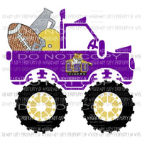 LSU TRUCK Sublimation transfers Heat Transfer