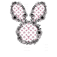 lv flower bunny #4460 Sublimation transfers - Heat Transfer