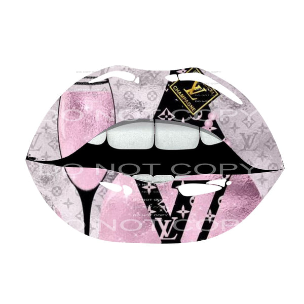 Lips L.V./ Dark Pink-Sublimation Transfer