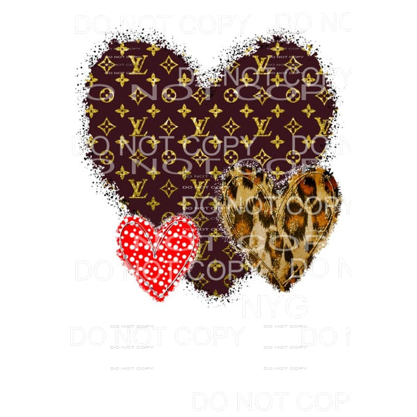 martodesigns - Louis Vuitton hearts trio LV Sublimation