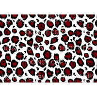 Maroon Leopard Sheet #335 Sublimation transfers - Heat 