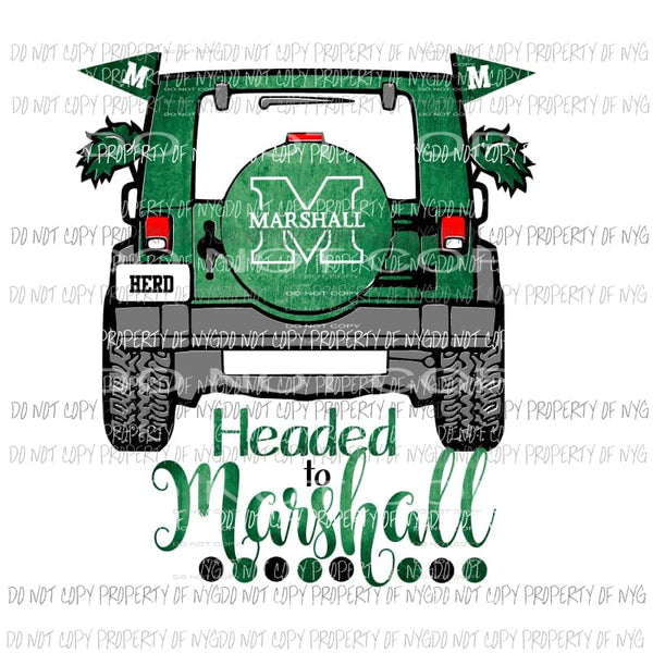 Marshall jeep # 1 Sublimation transfers Heat Transfer