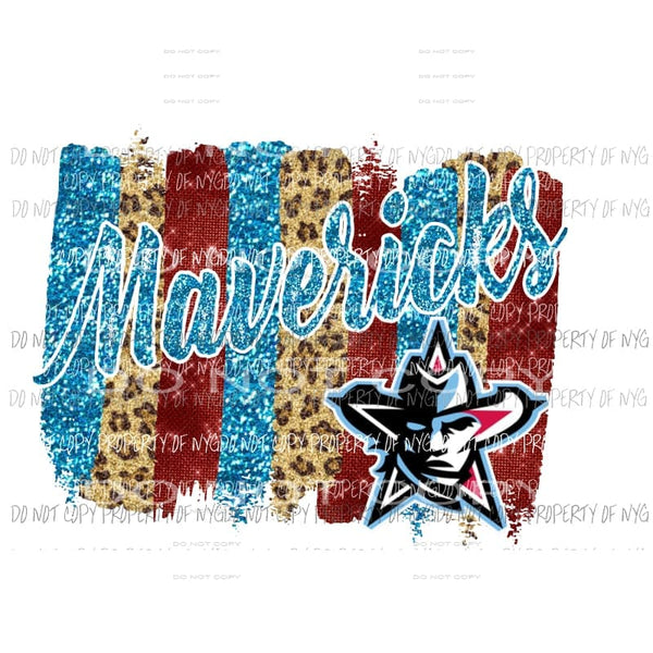 Mavericks Paint Palette Sublimation transfers Heat Transfer